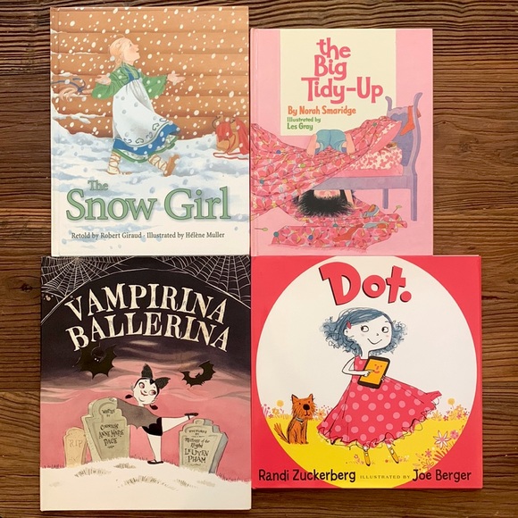 Lot of 4 Childrens Hardcover Books.